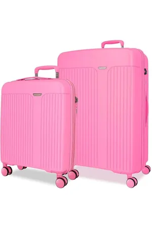 MOVOM Jeu de valises Roses 55/68 cm Rigide 6,65 kg Fermeture TSA Polypropylène 6,65 kg 109LExtensible Bagage à Main, , Talla única, Jeu de valises