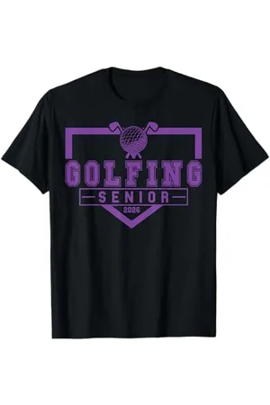 Class of 2026 Graduation Shirts Golf Senior Golf de nuit Senior 2026 Graduation 89 T-Shirt