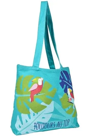 DRAEGER PARIS 1886 Tote Bag Toujours au Top - Léger & Ultra-Souple - 100% Coton 340 g/m² - Design Coloré - Sac Cabas Réutilisable & Spacieux - Cadeau Original avec Bandoulières Confortables
