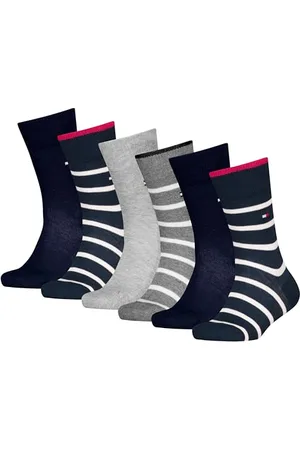 Tommy Hilfiger Breton Stripe Classic Sock, , 35-38 (Lot de 6) Mixte Enfant