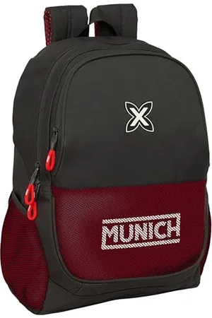 Safta MUNICH VULCAN - Sac à dos scolaire pour enfants, idéal pour les enfants de différents âges, confortable et polyvalent, qualité et résistance, 32 x 16 x 44 cm, , M, Décontracté