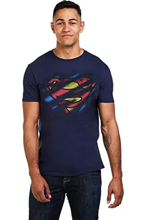 DC Comics Originals Logo Superman déchiré T-Shirt, , L Homme