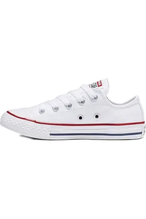 Converse Mixte enfant 3j256 Sneakers Basses, Optical White, 31.5 EU