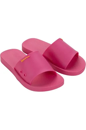 Ipanema ANAT Classic Slide Kids Sandal, Pink/Dark Pink/Yellow, 27 EU