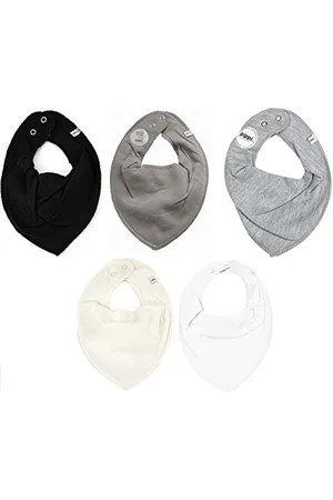 Pippi Halstücher 5er Pack Baby Lätzchen Dreieckstücher Foulard Tour De Cou, , Taille Unique Mixte bébé