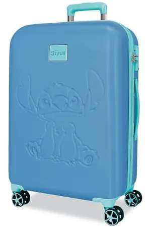 Disney Joumma Travelling with Stitch Valise Moyenne Bleue 44 x 60 x 26 cm Rigide 3,86 kg Fermeture TSA ABS 3,86 kg 68,64 L, , Talla única, Valise Moyenne