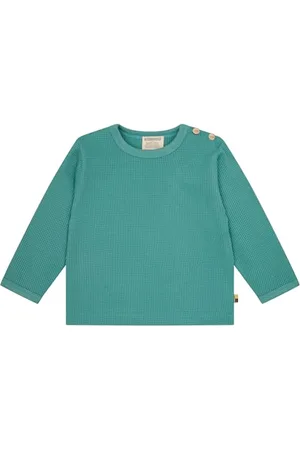 loud + proud Waffelstruktur, Gots-Zertifiziert Pull-Over, , 74-80 Mixte Enfant