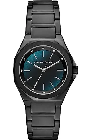 Armani Exchange Montre pour femme, mouvement quartz/3 aiguilles, boîtier de 34 mm avec bracelet en acier inoxydable AX4609