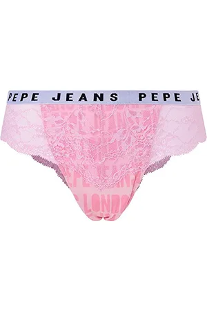 Pepe Jeans Logo intégral Brazilia sous-vêtements Style Bikini, , S Femme