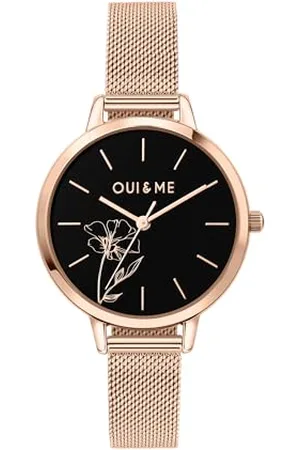 Oui&Me Fleurette Montre Femme, Seulement Temps, 2H, Analogique - 32 mm