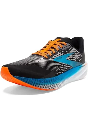 Brooks Homme Hyperion Max Sneaker, Black/Grey/Orange Clown Fish, 40 EU
