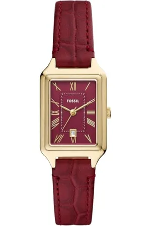 Fossil Femmes Analogique Quartz Montre avec Bracelet en Cuir ES5383