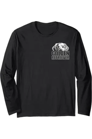 MyAnimal - Your Favourite Animal Wear Design tendance Golden Retriever avec texte sur la poitrine Manche Longue
