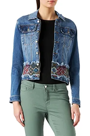 Desigual CHAQ_BAKERSFI Veste en Jean, , M Femme