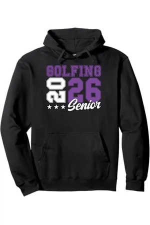 Class of 2026 Graduation Shirts Golf Senior Golf de nuit Senior 2026 Graduation 85 Sweat à Capuche