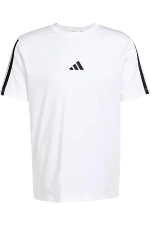 adidas Essential T-Shirt en Jersey Simple à Trois Bandes pour Homme