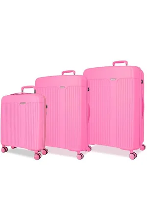 MOVOM Jeu de valises Roses 55/68/78 cm Rigide 11,4 kg Fermeture TSA Polypropylène 11,4 kg 217LExtensible Bagage à Main, , Talla única, Jeu de valises