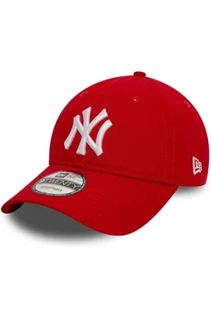 New Era New York Yankees MLB League Essential Rouge 9Twenty Casquette Ajustable