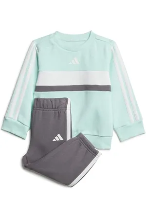 adidas Ensemble unisexe pour bébé 3 bandes en polaire pour bébé 18-24 mois