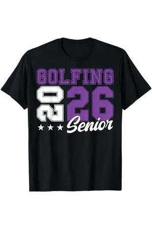 Class of 2026 Graduation Shirts Golf Senior Golf de nuit Senior 2026 Graduation 85 T-Shirt