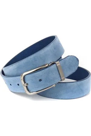 Anthoni Crown Ceinture en Cuir Plein, , 110 cm Homme