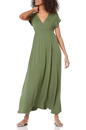 Amazon Robe Longue cintrée (Disponible en Grande Taille) Femme, , L