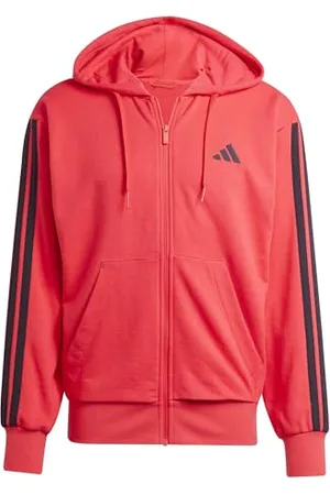 adidas Homme Essential Three Stripes French Terry Fullzip Hoodie, , S
