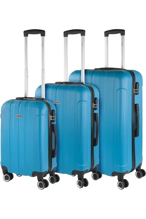 Itaca Valises. Lot de Valise Rigides 4 roulettes - Valise Grande Taille, Valise soute Avion, Bagages pour Voyages.Ensemble Valise Voyage. Verrouillage à Combinaison