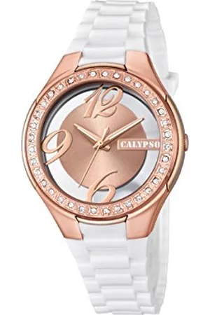 Calypso Femme Analogique Classique Quartz Montre avec Bracelet en Plastique K5679/7