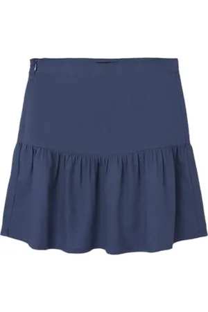 NAME IT Nlfhill Linen Short Jupe Mini, , 152 cm Fille