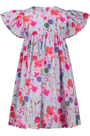 Salt & Pepper BY KIDS PARK Girls Dress Floral AOP Robe décontractée, , 140 cm Fille
