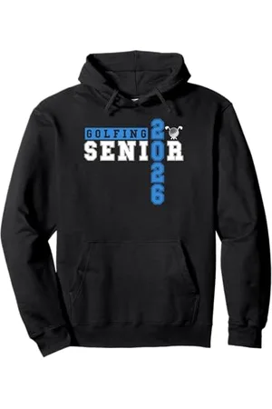 Class of 2026 Graduation Shirts Golf Senior Golf de nuit Senior 2026 Graduation 77 Sweat à Capuche