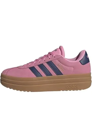 adidas Femme VL Court Bold Shoes Chaussures, Bliss Pink/Dark Blue/Gold Metallic, 39 1/3 EU