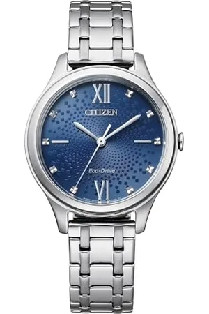 Citizen Femme Analogique Conduite économique Montre avec Bracelet en Acier Inoxydable EM0500-73L