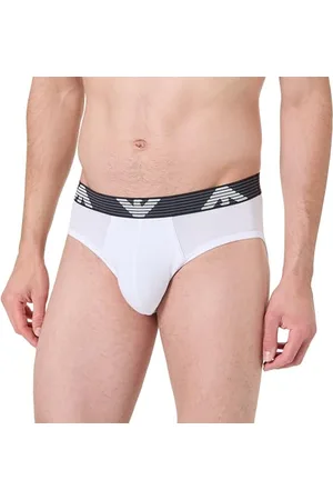 Emporio Armani Brief Bikini, White, M Homme