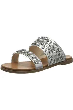 Buffalo Femme Jaya Mules, Argenté (Silver 000), 37 EU