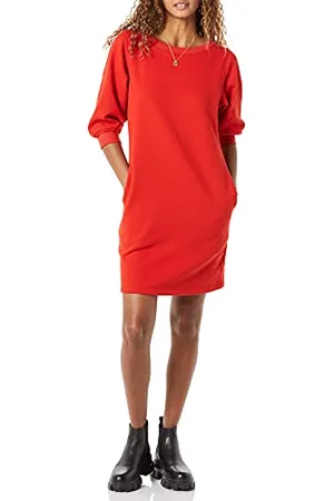 Amazon Robe Sweatshirt Coupe décontractée, col Rond, en Tissu Polaire (Grandes Tailles Disponibles) Femme, , S