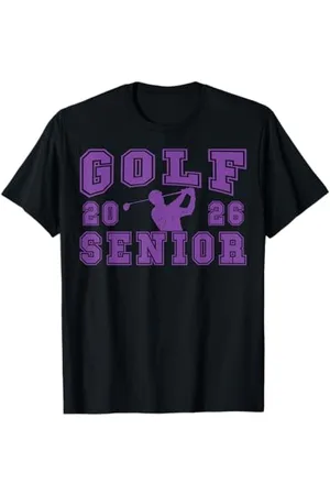 Class of 2026 Graduation Shirts Golf Senior Golf de nuit Senior 2026 Graduation 81 T-Shirt