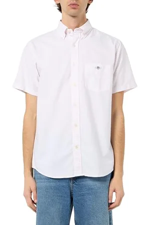 GANT Reg Classic Oxford Stripe SS Shirt Chemise, , XXL Hommes
