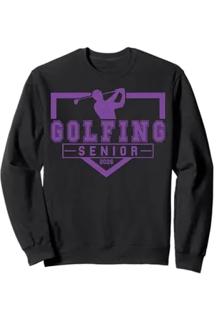 Class of 2026 Graduation Shirts Golf Senior Golf de nuit Senior 2026 Graduation 88 Sweatshirt