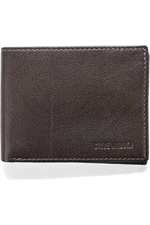 Steve Madden Leather RFID Wallet Extra Capacity Attached Flip Pocket