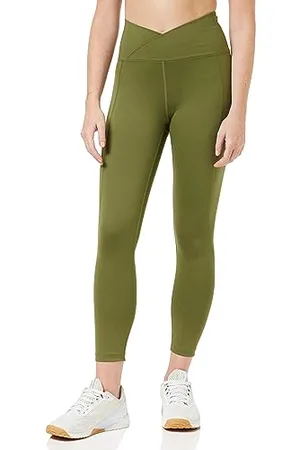 Amazon Build Your Own - Legging Studio Sculpt à taille croisée, longueur Capri (Déjà Core 10) Femme, , L