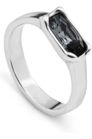 UNO de 50 UNOde50 Bague plaquée avec cristal gris