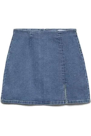 VERO MODA Vmnelly HR Short Skirt DNM Mix Noos Jupe, , XS Femmes