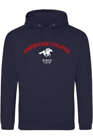 American College Sweat Hoodies Mixte Adultes Hommes ET Femmes Sweatshirt à Capuche