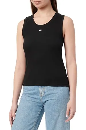 Tommy Hilfiger Femme Tjw Essential Rib Tank Ext Dw0dw20673 Autres T-Shirts, , XL EU