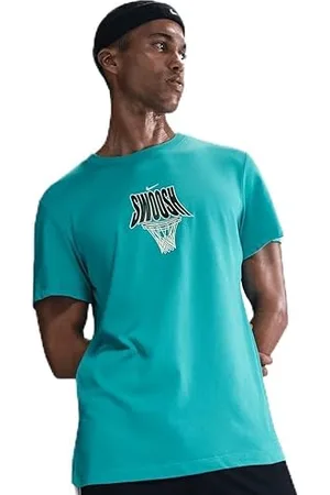 Nike Dri-Fit HJ3466-345 T-Shirt de Basketball pour Homme Motif Cactus poussiéreux Taille M