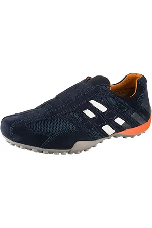 Geox Homme Uomo Snake L Sneakers, Navy, 43 EU