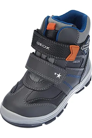 Geox Bébé Garçon B Flanfil Boy B Abx Bottines, Dk Grey/Black, 20 EU