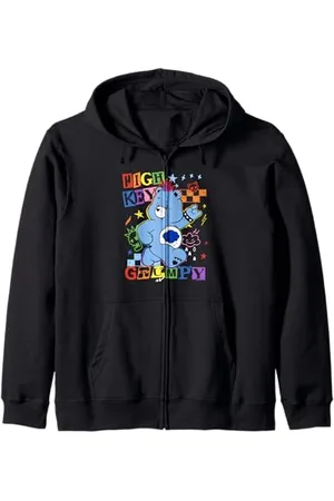 Care Bears High Key Grumpy Retro Punk Poster Sweat à Capuche